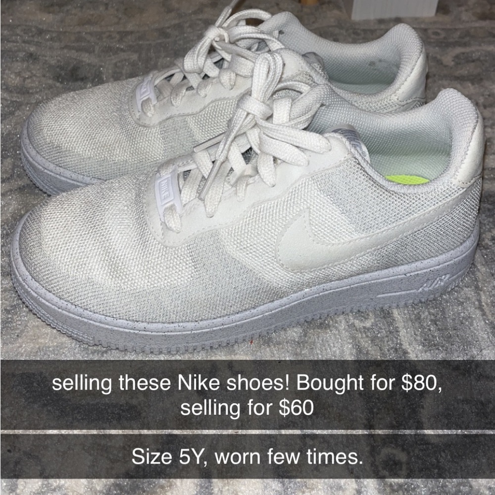 Nike knit-like shoes for sale!